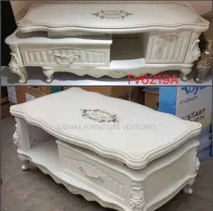 Royal Set of Tv Stand Set With Center Table.