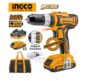 INGCO Cordless Impact Drill 20v Iron Head