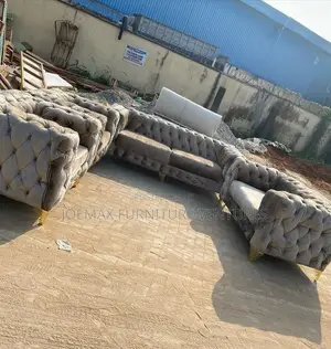 Quality 7 Seater Living Room Fabric Made Sofa Chair.