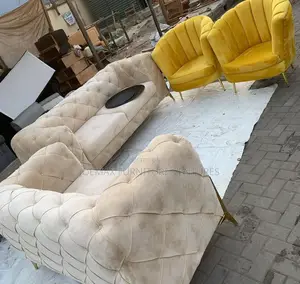 Quality 7 Seater Living Room Fabric Made Sofa Chair.