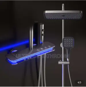 High Quality Grey Colour Thermostatic Standing Shower Mixer