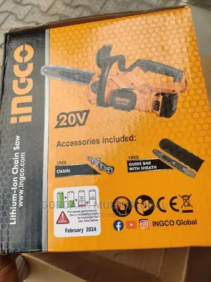 Lithium Ion Chain Saw