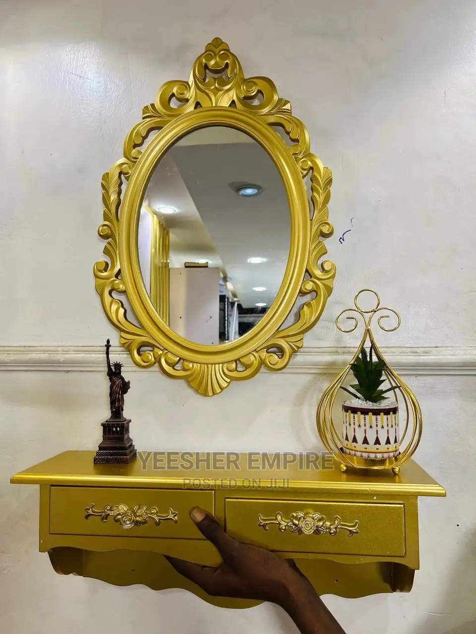 Mirror Wall Console Set