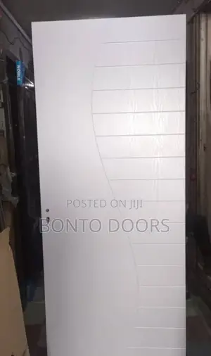 White Hard Wood Wooden Door