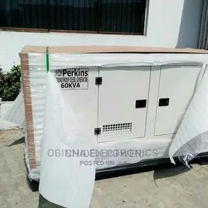 Brand New Perkins 60kva Zoundproof Silent Lister Generator