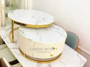Marble Center Table (2in1)