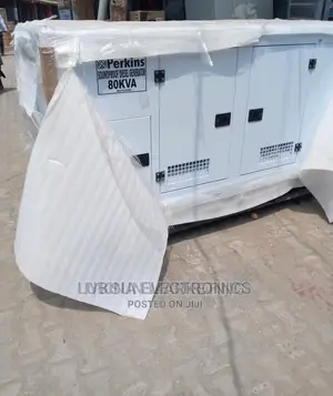 Brand New Perkins 80kva Soundproof Silent Lister Generator