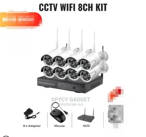 8CH CCTV Wifi NVR Combo Kits Camera