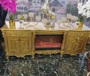 Turkish Tv Stand With Fireplace.
