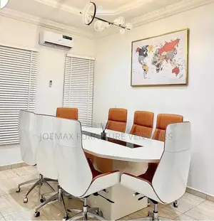Executive Conference Table Set With 8 Chairs.