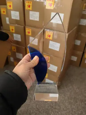 Glass Award Plaque U78