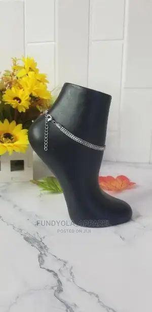 Sliver Pure Stainless Steel Leg Chain Anklet