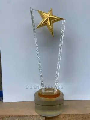 Glass Award Plaque A55