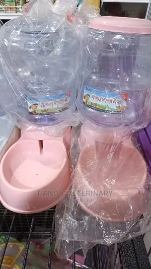 Automatic Gravity Pet Cat Dog Feeder Food And Water Bowl