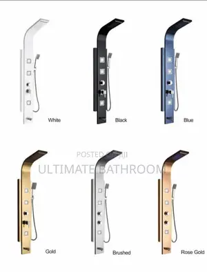High Quality Power Shower Mixer With Led And Temp