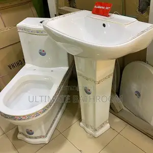 Flower Design Married Watercloset