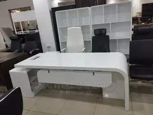 Executive White Office Table