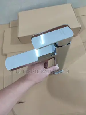 Made Of Brass Long Mouth Chrome Basin Mixer Tap