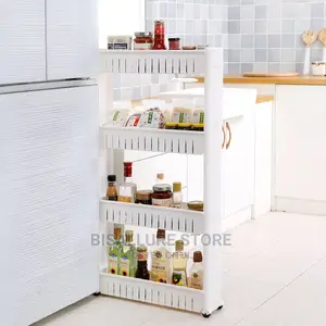 4 Layers Kitchem Rack With Wheels