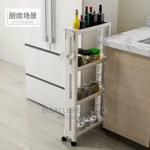 4 Layers Kitchem Rack With Wheels