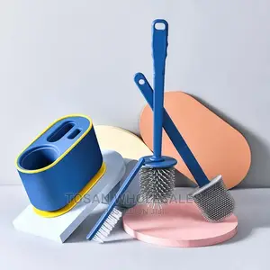 3 in 1 Toilet Silicone Brush