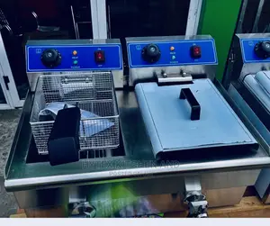 Electric Double Deep Fryer With Tap