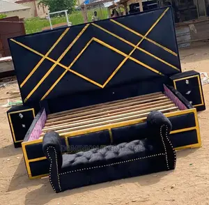 High Back Rest Padded Bedframe