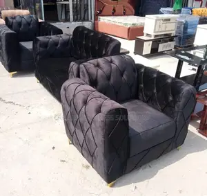 Modern 7 Seater Living Room Fabric Sofa Chair.