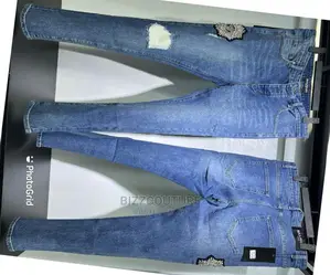 Original BALMAIN Blue Jeans Available in Store