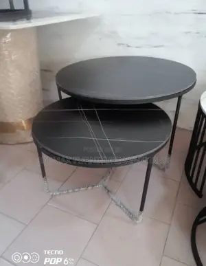 Marble Center Table 2 in 1.