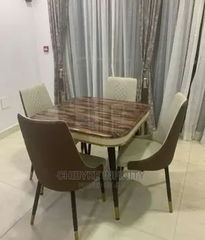 Quality Royal MARBLE DINING TABLE With 4-Exotic CHAIRS