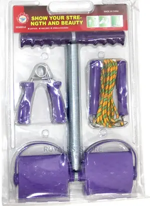 3 Ways Training Set Tummy Trimmer, Hand Grip Skipping Rope