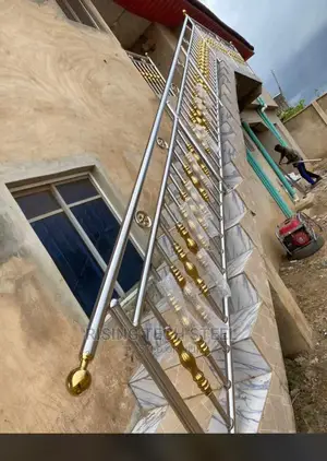 Stainless Straight Stairs