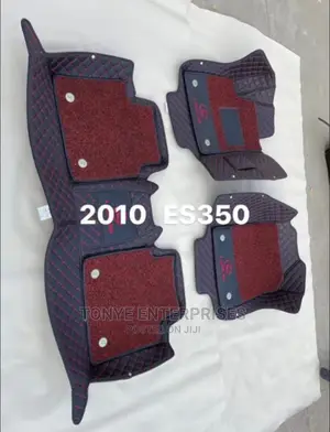 Lexus Es 350 Rubber and Rug Floor Mat( 2in 1)