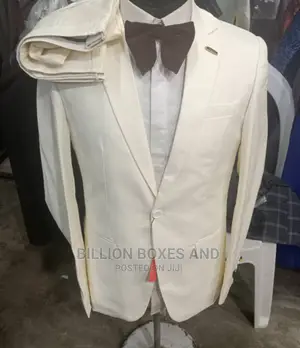 Quality Wedding and Office Suit. Cream Color