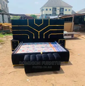 High Back Rest Padded Bedframe