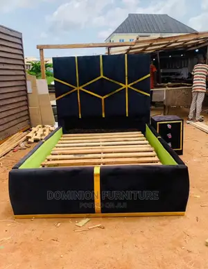 High Back Rest Padded Bedframe