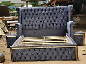High Back Rest Padded Bedframe