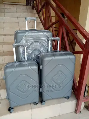 Set of 3 Unbreakable Elastic Rubber Plastic Luggage Boxes