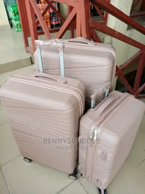 Set of 3 Unbreakable Elastic Rubber Plastic Luggage Boxes