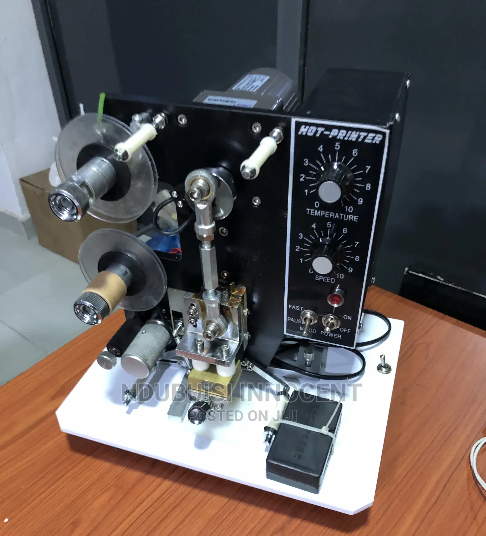 Semi Automatic Ribbon Date Coding Machine