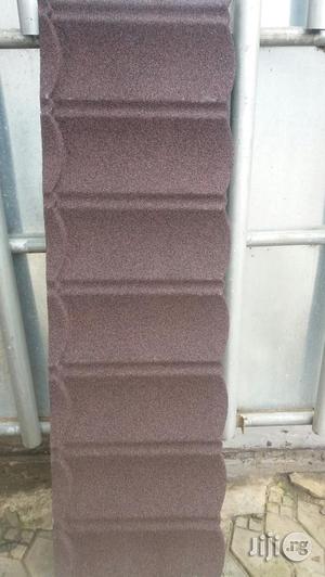 Platinum Wine and Brown Bond Stone Coated Roofing Tiles