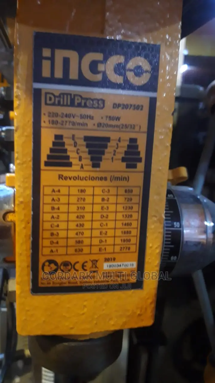 20mm Press Drill