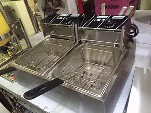 6L X2 Table Electric Deep Fryers/Double Baskets Deep Fryers