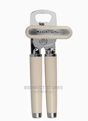 Kitchenaid ALMOND CREAM Stainless Steel Can + Bottle Opener