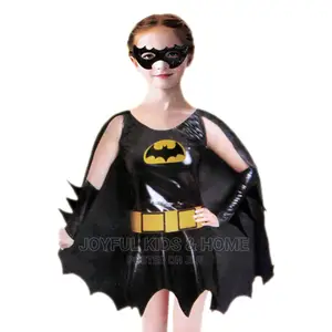 Kids Girls Boys Superhero Batman Character Costume.