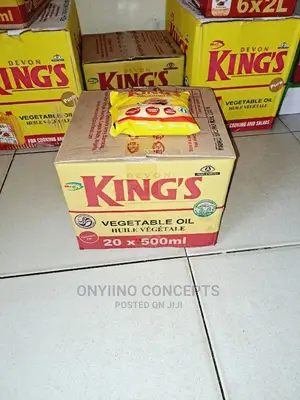 1 Carton of 500ml of Devon King's Vegetable Oil