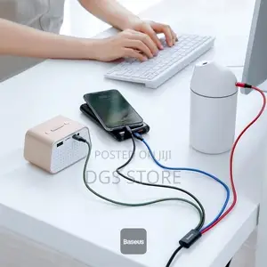 Baseus Rapid Series 4in1 Cable iPhone+Micro+Type C