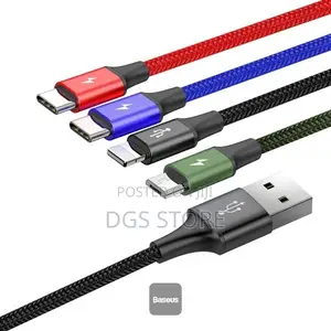 Baseus Rapid Series 4in1 Cable iPhone+Micro+Type C