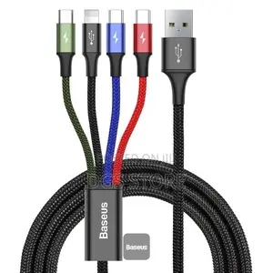 Baseus Rapid Series 4in1 Cable iPhone+Micro+Type C